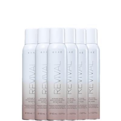 Kit BRAE Revival Intense Shine - Spray Leave-in de Brilho 150g (6 Unidades)