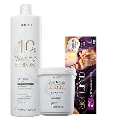 Kit BRAE Wanna Be Blond Luminosidade Incrivel (3 Produtos)