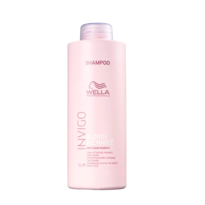 Wella Professionals Invigo Blonde Recharge - Shampoo Desamarelador 1L