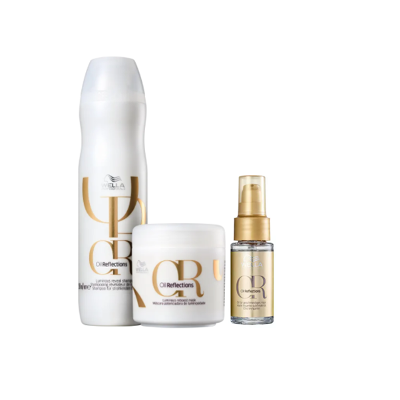 Wella Professionals Oil Reflections Shampoo 250ml+Máscara 150ml+Oil Reflections  30ml