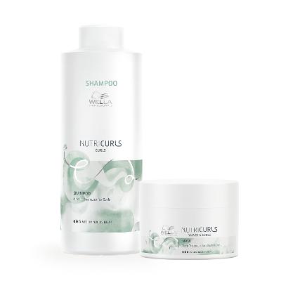 Wella Professionals Nutricurls Shampoo 1L+Máscara 150ml