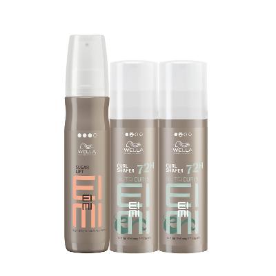 Kit Wella Professionals EIMI Textura Curl Shaper (3 produtos)