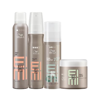 Kit Wella Professionals EIMI Spray Textura Curl Shaper Dry Me Modeladora (4 produtos)