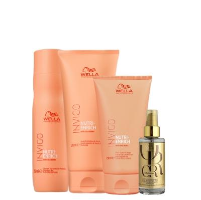 Wella Professionals Invigo Nutri-Enrich Duo Home Care Leave in 150ml e Oil Reflections 100ml