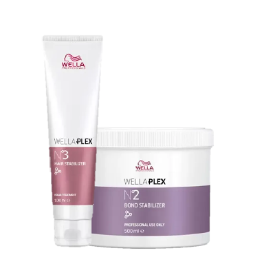 Kit Wella BlondorPlex Nº2 Bond Stabilizer + Nº3 Máscara Reconstrutora (2 produtos)