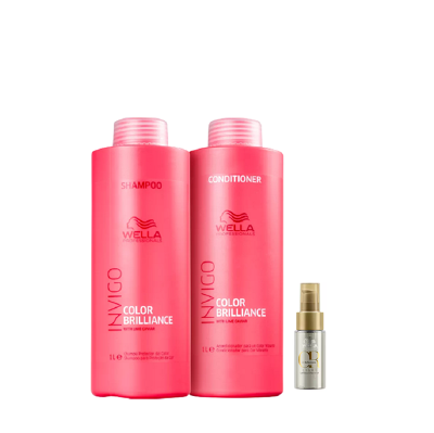 Wella Professionals Invigo Color Brilliance Light Salon (3 Produtos)