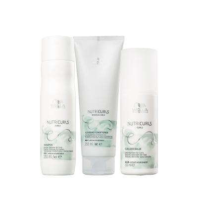 Wella Professionals Nutricurls Shampoo 250ml+Condicionador 200ml+Leave-in 150ml