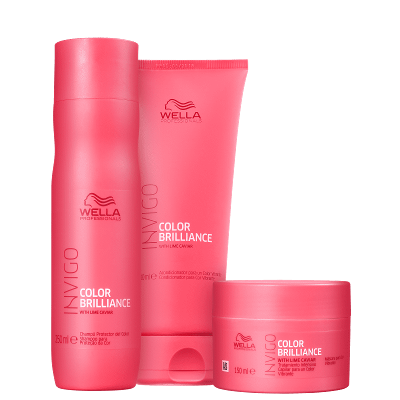Kit Wella Professionals Invigo Color Brilliance Trio (3 Produtos)