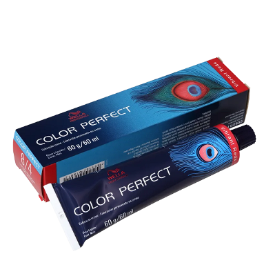 Wella Color Perfect 8.4 Louro Claro Avermelhado - Coloração Permanente 60g