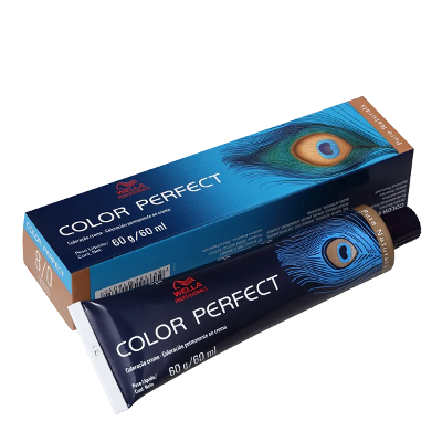 Wella Color Perfect 8.0 Louro Claro - Coloração Permanente 60g