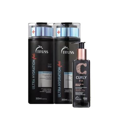 Kit Truss Ultra Hydration Plus Fix Curly (3 Produtos)
