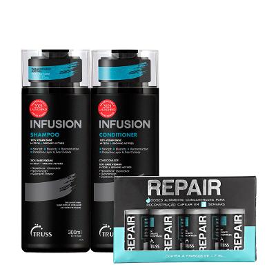 Kit Truss Infusion Shampoo Condicionador Shock Repair (6 produtos)