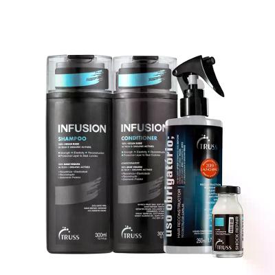 Kit Truss Infusion Shampoo e Condicionador Uso Obrigatorio e Ampola Shock Repair (4 produtos)