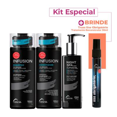 Kit Truss Infusion Night Cabelos Ressecados (4 produtos)