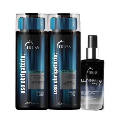 Kit Truss Illuminatte Oil Shampoo e Condicionador Uso Obrigatório (3 produtos)