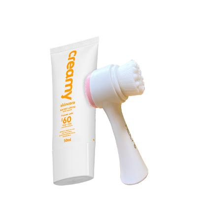 Kit Creamy Watery Lotion FPS 60 e Meilys Escova de Limpeza Facial 2 em 1 (2 produtos)