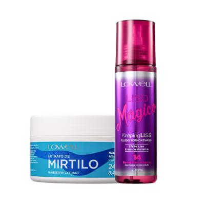 Kit Lowell Extrato de Mirtilo Regeneração Termoativada (2 Produtos)