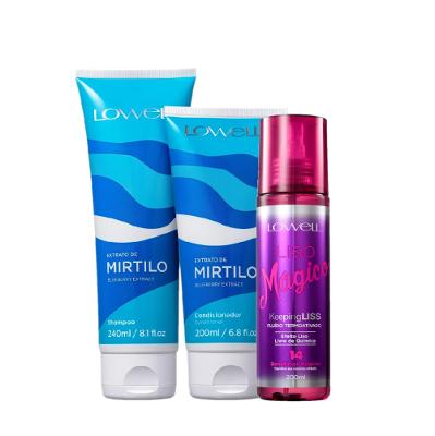 Kit Lowell Extrato de Mirtilo Home Care Termoativado (3 Produtos)