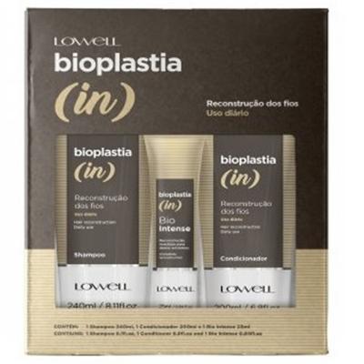 Kit Lowell Bioplastia (in) Home Care Reconstrucao dos Fios