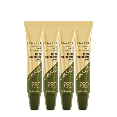 Kit Lowell Bioplastia Clinic Bio Shock Tratamento Reconstrutor 25ml (4 unidades)