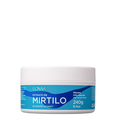 Lowell Extrato de Mirtilo Mascara 240g