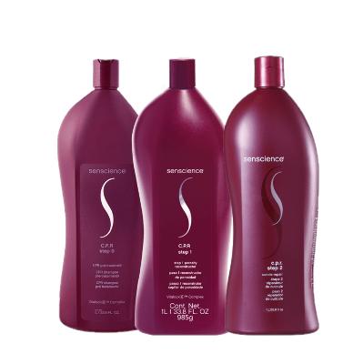 Kit Senscience C.P.R. Step Reconstructor And Purifier Cuticle (3 produtos)