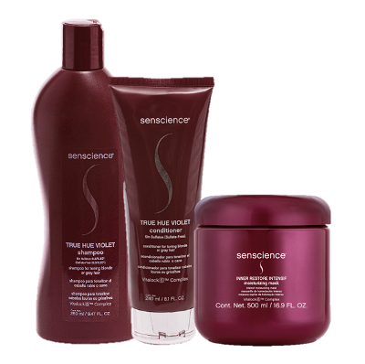 Senscience True Hue Violet Duo Home Care e Inner Restore Intensif Moisture Mask 500ml