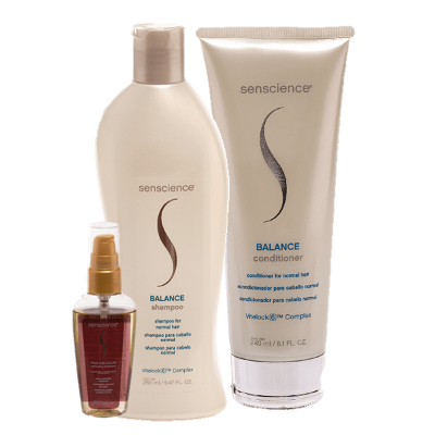 Senscience Balance Duo Home Care e True Hue Color Oleo Capilar 55ml