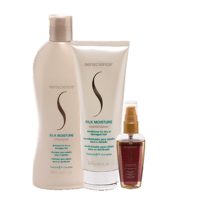 Senscience Silk Moisture Duo Home Care e True Hue Color Oleo Capilar 55ml