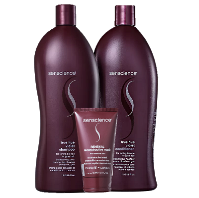 Senscience True Hue Violet Duo 1L e Renewal Mask 150ml