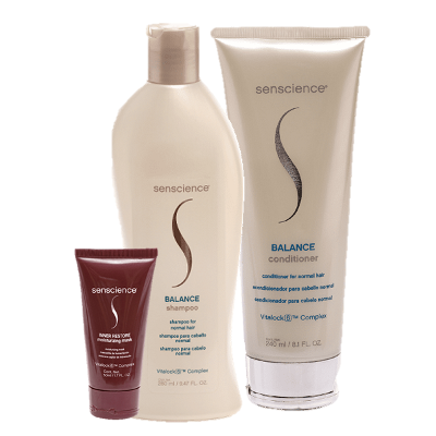 Kit Senscience Balance Duo 240ml e Inner Restore Moisturizing Mask 50ml