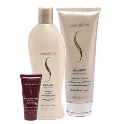 Kit Senscience Balance Duo 280ml e Inner Restore Intensif Moisturizing Mask 50ml