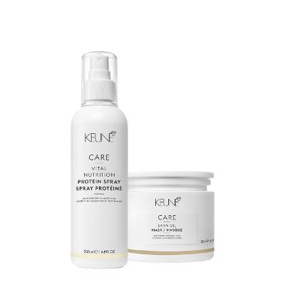 Kit Keune Care Satin Oil Máscara e Vital Nutrition Protein (2 produtos)