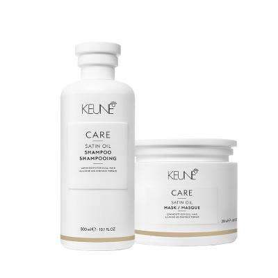 Kit Keune Satin Oil Shampoo Mask (2 produtos)