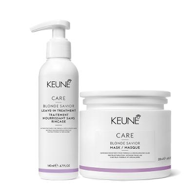 Kit Keune Care Blonde Savior Máscara + Leave-In (2 produtos)