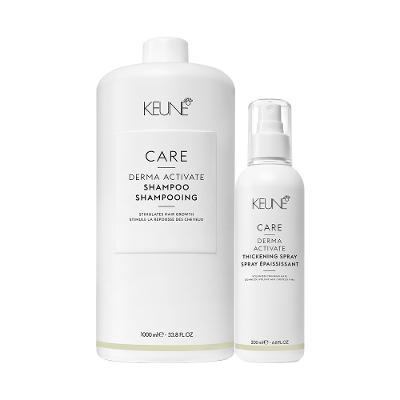 Kit Keune Care Derma Activate Shampoo Litro Leave-in (2 produtos)