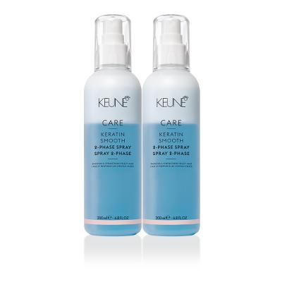 Kit Keune Care Keratin  Smooth 2 Phase Spray Leave-in - Condicionador Spray 200ml (2 unidades)