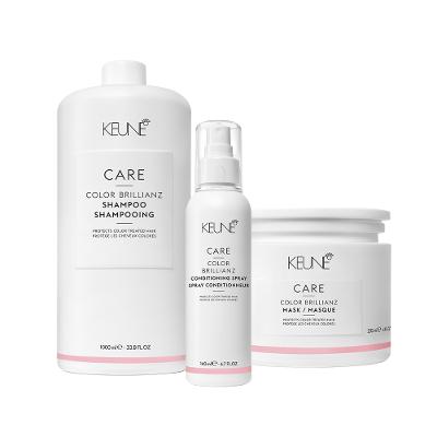 Kit Keune Color Brillianz - Shampoo Litro Máscara e Leave-in (3 produtos)