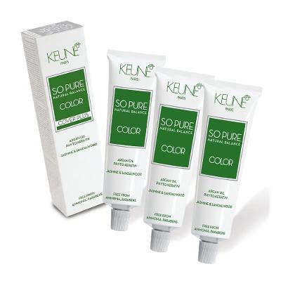 Kit Keune So Pure Color 6.00 Cover Plus - Coloração 60ml (3 unidades)