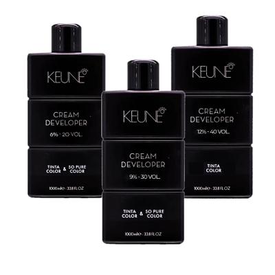 Kit Keune Tinta Color & So Pure Color 6% 20V + 9% 30V + 12% 40V 1L (3 produtos)