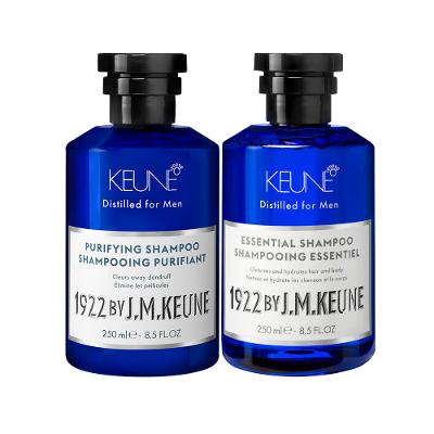 Kit Keune 1922 By J.M. Purifying Essential Shampoo Barba Corpo (2 produtos)