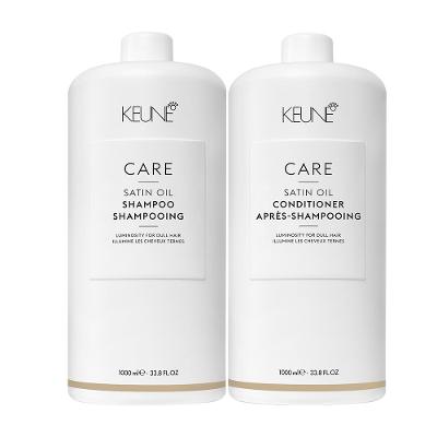 Kit Keune Care Satin Oil Duo 1L (2 produtos)