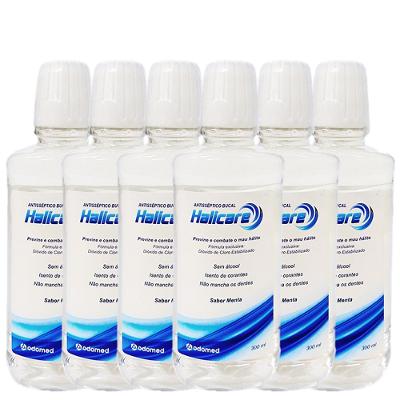 Kit Odomed Halicare - Enxaguante Bucal Antisseptico 300ml (6 Unidades)