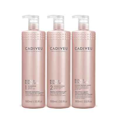 Kit Cadiveu Repair Solution Shampoo Condicionador e Máscara (3 produtos)