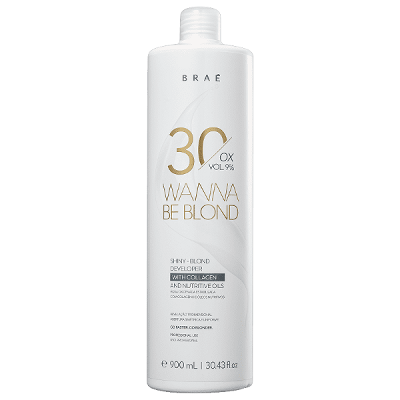 BRAÉ Wanna Be Blond 9% Agua Oxigenada 30 Volumes 900ml