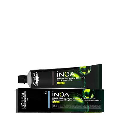 L'Oréal Professionnel Inoa 6.1 Louro Escuro Acinzentado - Coloração Permanente 60g