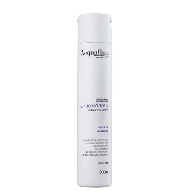 Acquaflora Antioxidante Normais ou Mistos  Shampoo Desamarelador 300ml