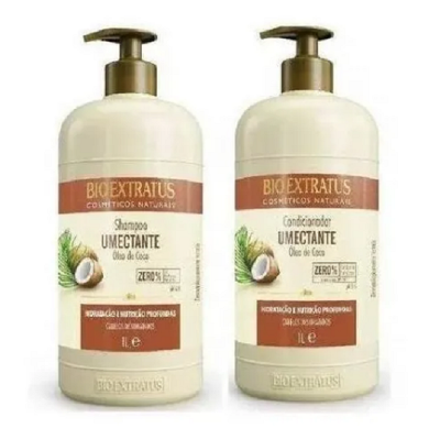 Bio Extratus Umectante Óleo de Coco (Shampoo+Condicionador 1L)