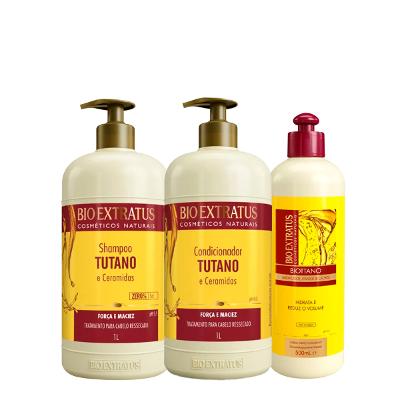 Kit Bio Extratus Tutano Shampoo Condicionador e Finalizador (3 produtos)