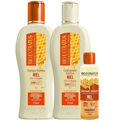 Kit Bio Extratus Mel Home Care Dupla Nutricao e Umectacao (3 Produtos)